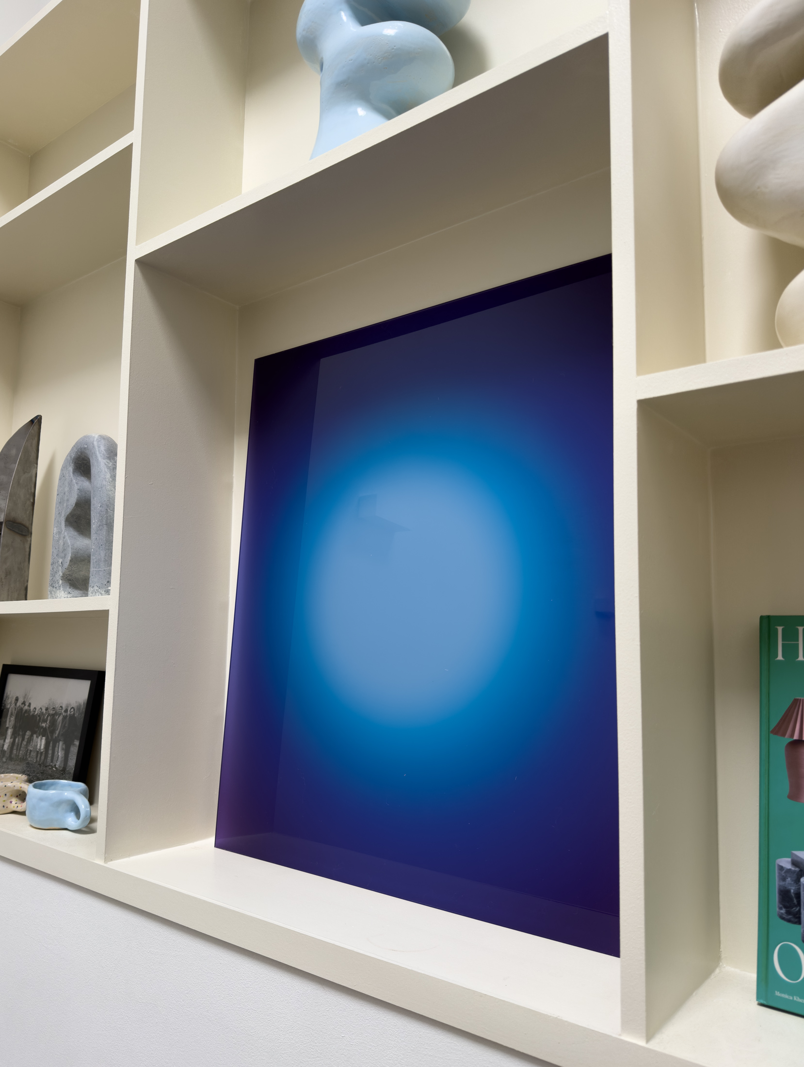 Blue Dot Translucent Acrylic