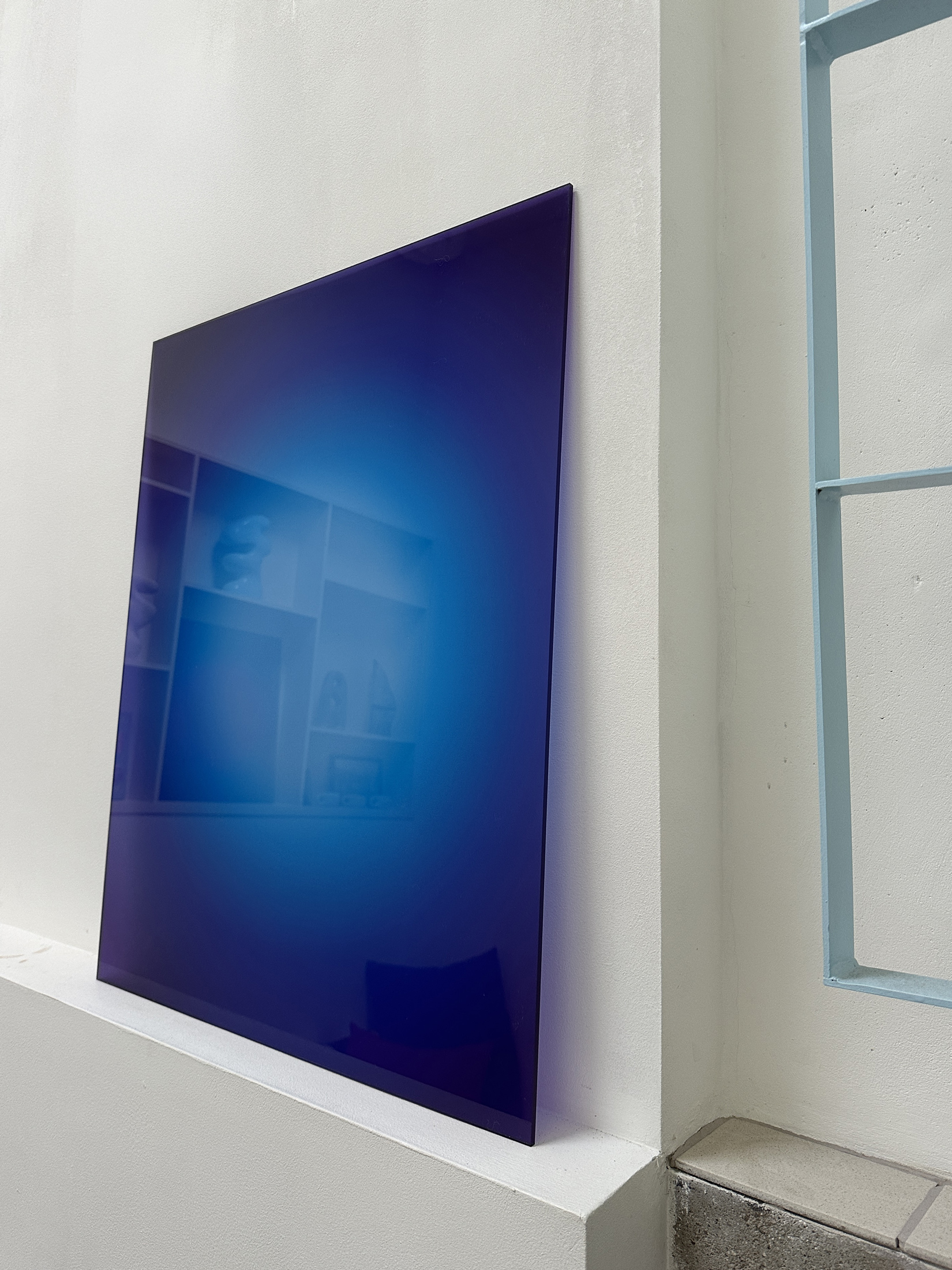 Blue Dot Translucent Acrylic