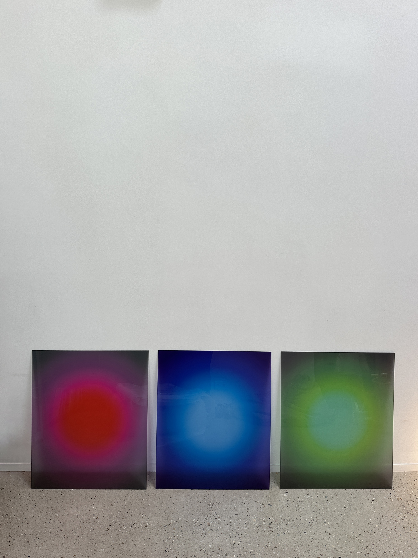 Blue Dot Translucent Acrylic